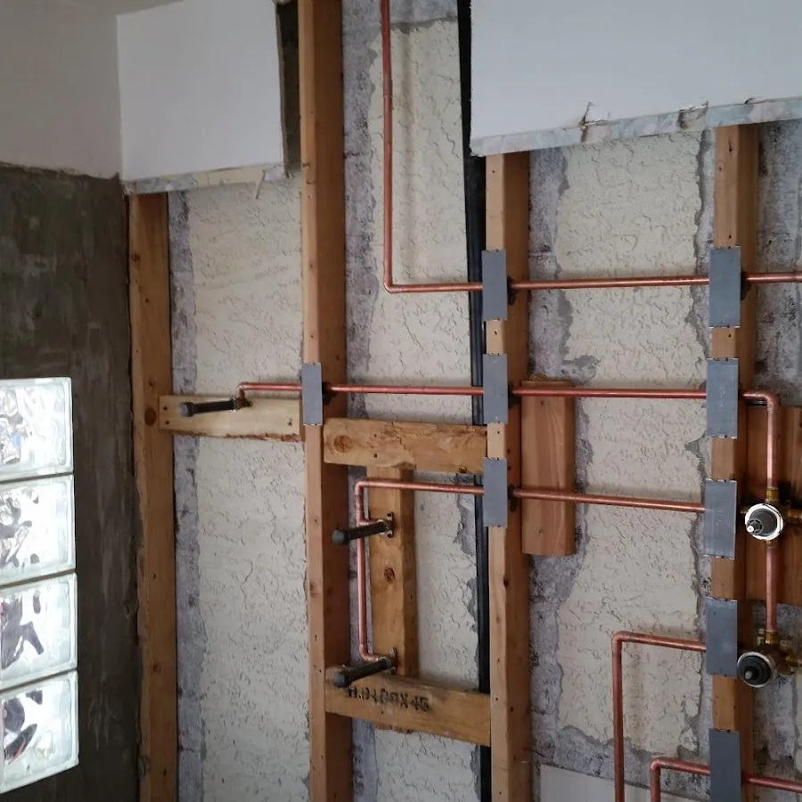 Copper pipe installation for Burst Pipe Repair in Danvers